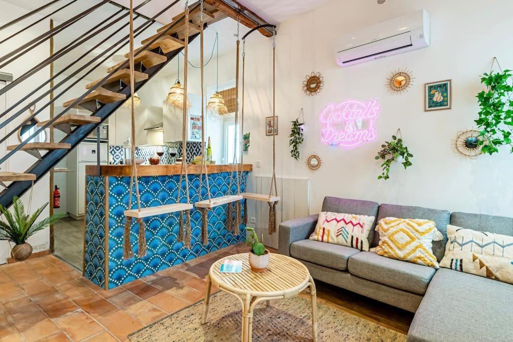 Ciotat Colada Beau Duplex Atypique A 50 M Du Port Classe 3 Etoiles La Ciotat Esterno foto