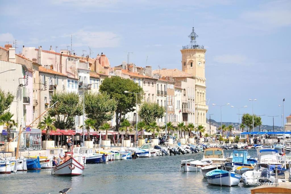 Ciotat Colada Beau Duplex Atypique A 50 M Du Port Classe 3 Etoiles La Ciotat Esterno foto